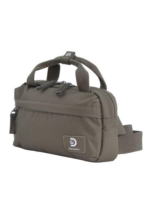 Torba typu crossbody - nerka z rączką khaki